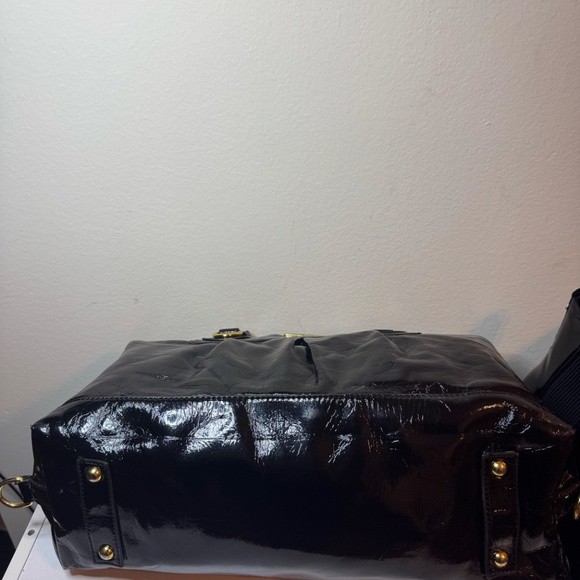 Coach Black Patent Leather Bag - Large Medium - Picture 5 of 13